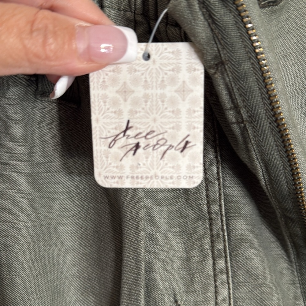 Free People Sage Green Utility Pants - Picture 8 of 8